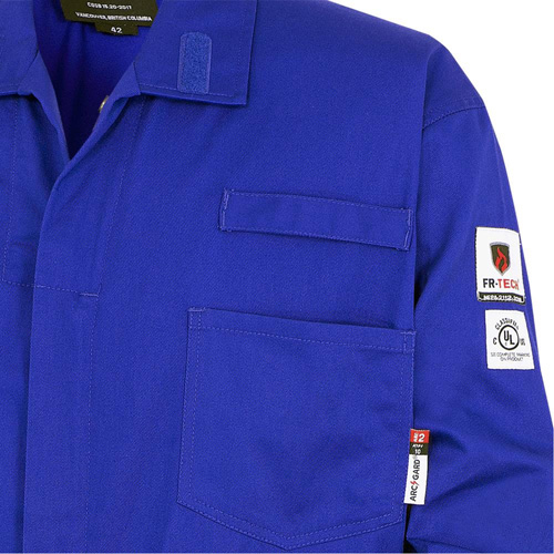 7779T FR-Tech&reg; 88/12 Arc Rated Flame Resistant Coveralls, Size 40 (Tall), Royal Blue, 10 cal/cm² Toolneeds Inc.