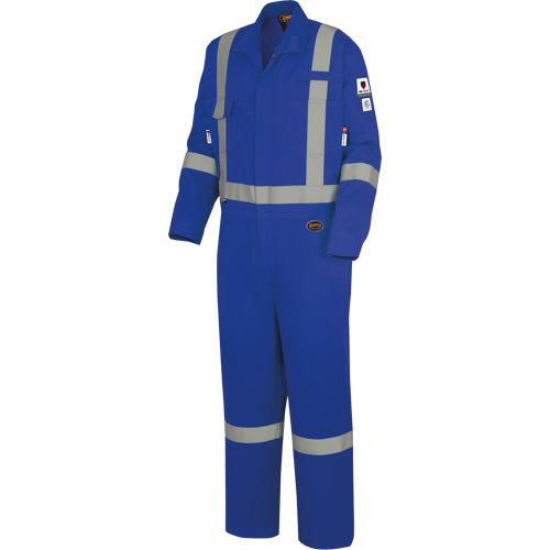 7709AT "The Rock" FR-Tech&reg; High Visibility FR/Arc Rated Coveralls, Size 40 (Tall), Royal Blue, 10 cal/cm² Toolneeds Inc.
