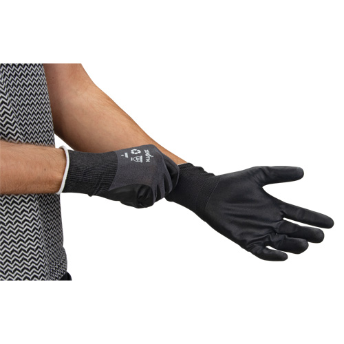 Eco-Friendly Breathable Coated Gloves, 9, Foam Nitrile Coating, 21 Gauge, Nylon/RPET Shell Toolneeds Inc.