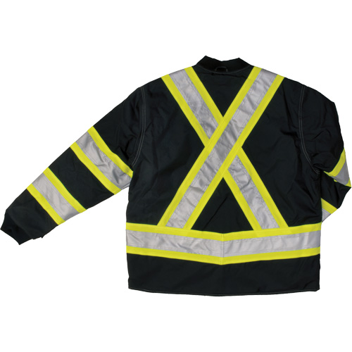 Manteau de s&eacute;curit&eacute; 4-en-1 en tissu ind&eacute;chirable, Polyester, Noir, T-petit Toolneeds Inc.
