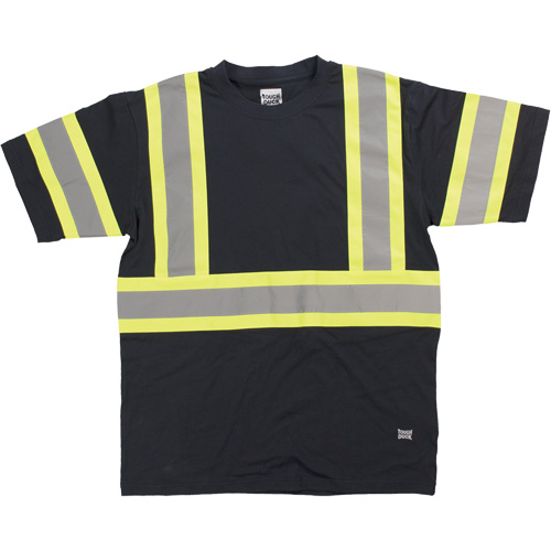 Chemise de s&eacute;curit&eacute; &agrave; manches courtes, Coton, T-petit, Noir Toolneeds Inc.