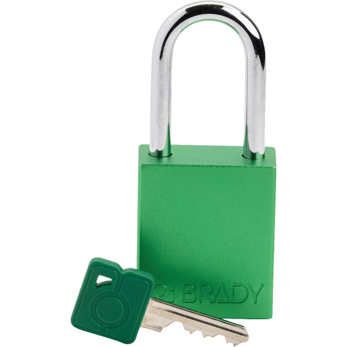 Lockout Padlock, Safety Padlock, Keyed Different, Aluminum, 1-1/2" Width Toolneeds Inc.
