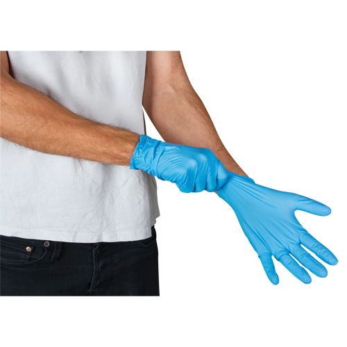 Emballages de gants jetables pour machine distributrice, Petit, Nitrile, 4,5 mils, Sans poudre, Bleu, Classe 2 Toolneeds Inc.