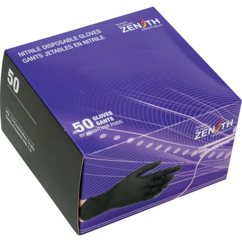 Vending Pack Disposable Gloves, Small, Nitrile, 5-mil, Powder-Free, Black, Class 2 Toolneeds Inc.