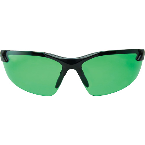 Zorge G2 Safety Glasses, Green Lens, Anti-Scratch, ANSI Z87+/MCEPS GL-PD 10-12/Meets/Exceeds CSA Z94.3 Toolneeds Inc.