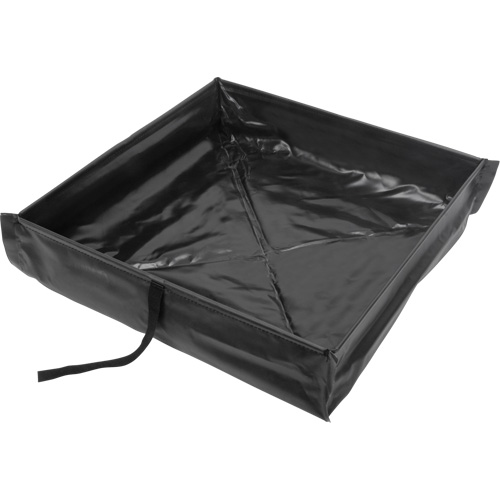 Berme de confinement des d&eacute;versements repliable &agrave; rouler, Capacit&eacute; 60 gal. US, 4' la x 4' lo x 6" h Toolneeds Inc.