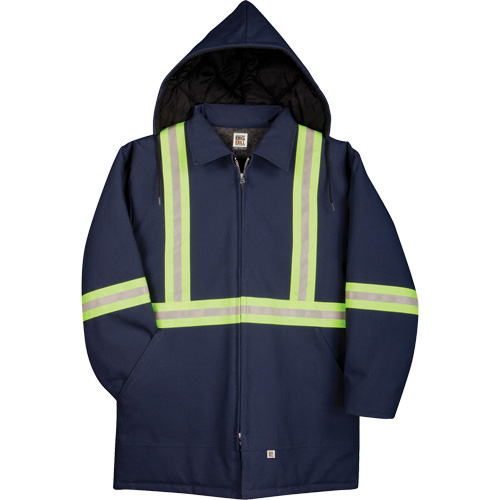 Premium Duck Parka with Reflective Material, Navy Blue, X-Large Toolneeds Inc.