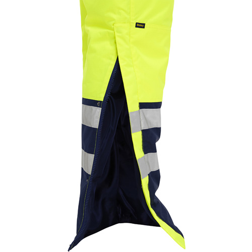 Bisley&reg; Extreme Cold Bib Overall, Polyester, Small, High Visibility Lime-Yellow Toolneeds Inc.