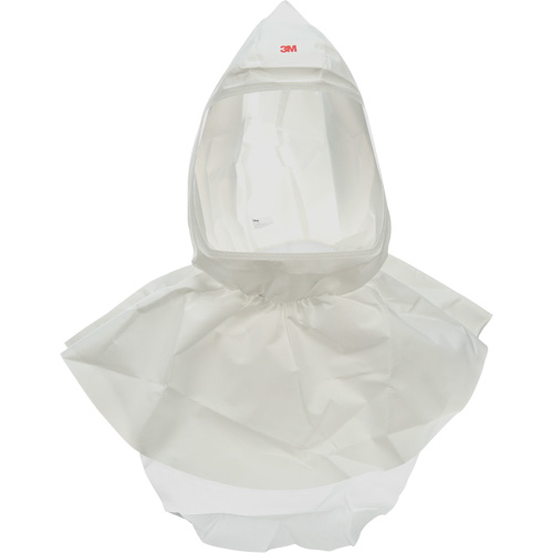 Cagoule Versaflo s&eacute;rie pour APR avec voile, Standard, Pi&egrave;ce faciale/Coiffe souple, Bavette Double Toolneeds Inc.