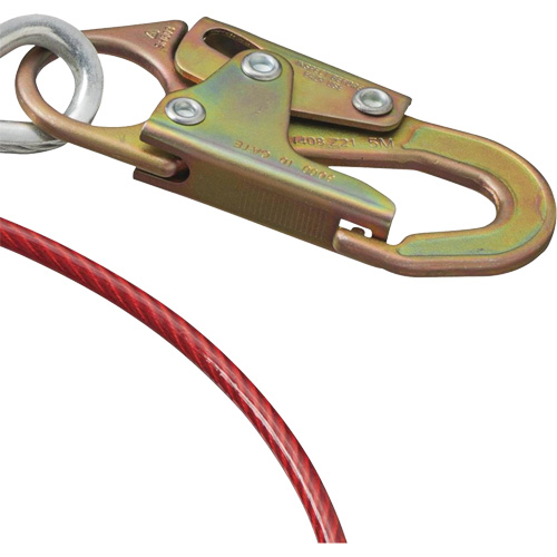 AS-21210-6 6' Cable Anchor with Snap Hook & O-Ring, Sling, Temporary Use Toolneeds Inc.