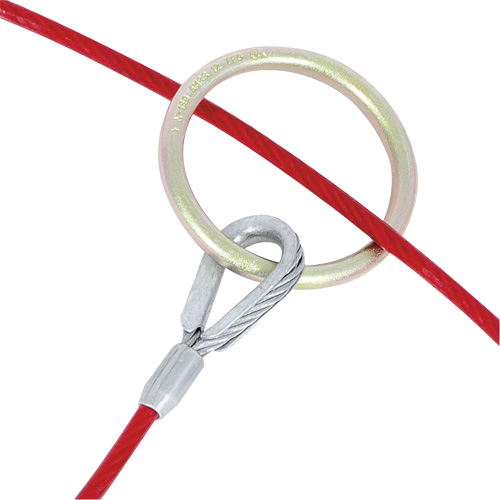 AS-21110-4 4' Cable Anchor with O-Ring Ends, Sling, Permanent Use Toolneeds Inc.