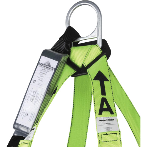 FBH-10000A6440-4 4' Class A Harness & Lanyard with 350 lbs. Capacity, Harness/Lanyard Combo Toolneeds Inc.