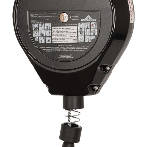 SRL-73302-60LE Cordage de s&eacute;curit&eacute; autor&eacute;tractable, 60', Acier galvanis&eacute;, Pivotant Toolneeds Inc.