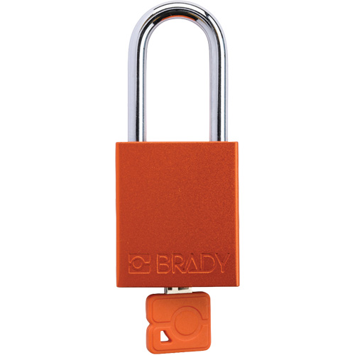 Cadenas de verrouillage de s&eacute;curit&eacute; Velocity Plus, Orange, Cl&eacute;s identiques, Aluminium, Largeur de 1-1/2" Toolneeds Inc.