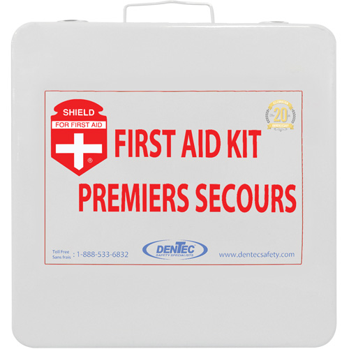 Shield First Aid Kit, Meets/Exceeds CSA Z1220-24 Type 2 Low-Risk Environment, Medium (26-50 Workers) Toolneeds Inc.