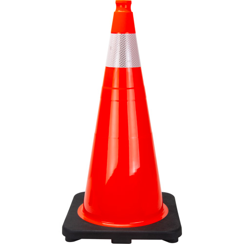 Premium Traffic Cone, 28", Orange, 4" Reflective Collar(s) Toolneeds Inc.