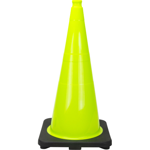 Premium Traffic Cone, 28", Lime Green Toolneeds Inc.