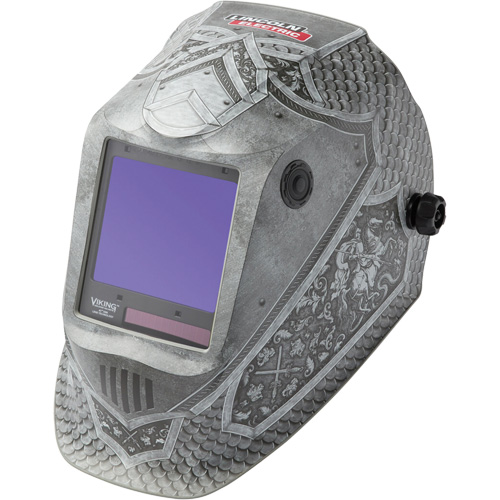 VIKING 3350 Medieval&reg; Welding Helmet, 3.74" L x 3.34" W View Area, 5 - 13 Shade Range Toolneeds Inc.