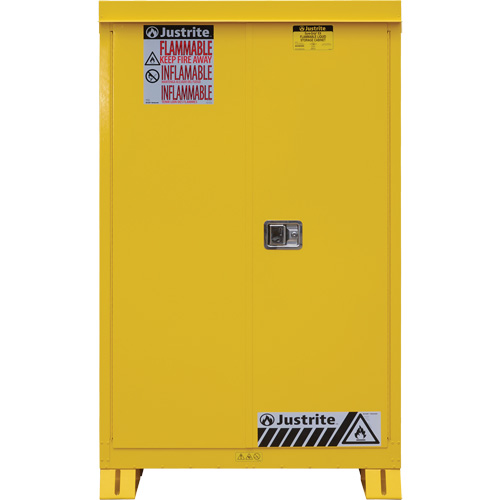 Outdoor Flammable Storage Cabinet, 45 gal., 2 Door, 43" W x 65" H x 18" D Toolneeds Inc.