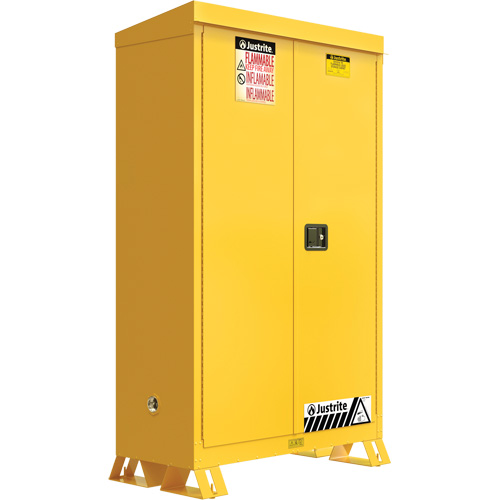 Outdoor Flammable Storage Cabinet, 45 gal., 2 Door, 43" W x 65" H x 18" D Toolneeds Inc.