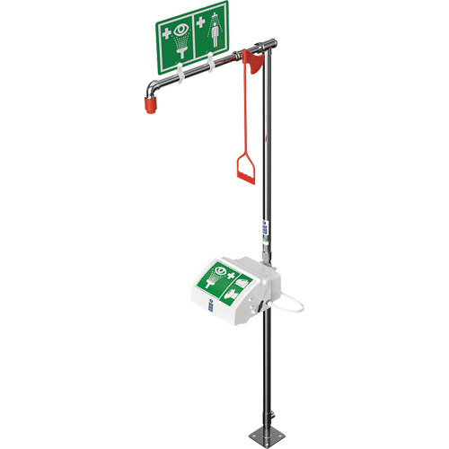 Douche combin&eacute;e avec cuvette ferm&eacute;e en ABS et entr&eacute;e inf&eacute;rieure, Socle Toolneeds Inc.