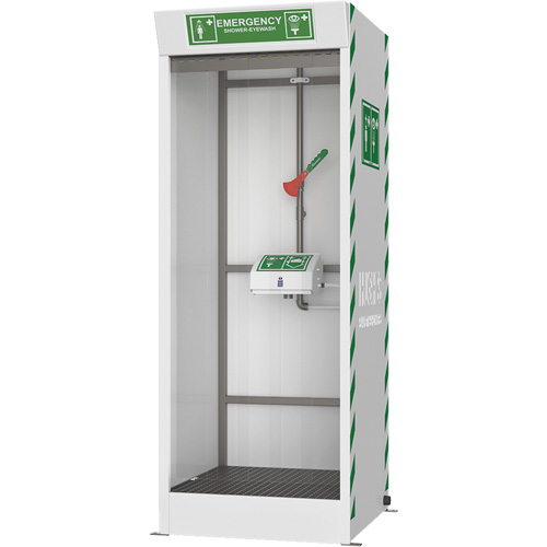 Emergency Cubicle Shower & Covered Eye & Face Wash Toolneeds Inc.