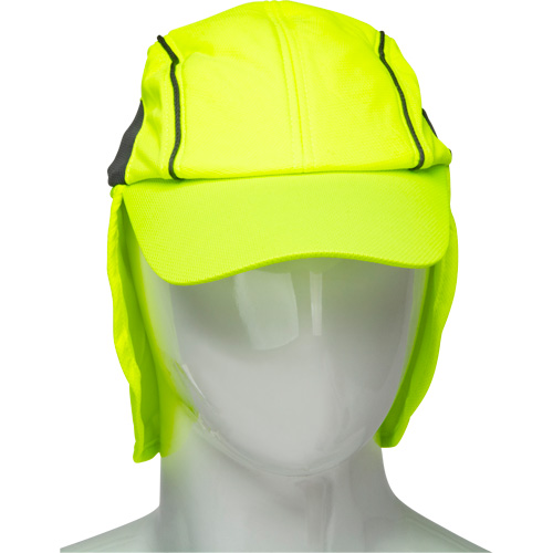 Cooling Hat with Neck Shade, Hi-Vis Lime Toolneeds Inc.