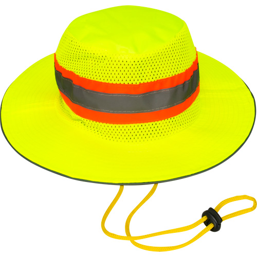 Chapeau de p&ecirc;cheur &agrave; refroidissement par &eacute;vaporation, Lime haute visibilit&eacute; Toolneeds Inc.