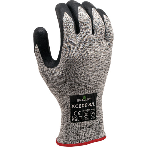 Gants r&eacute;sistants &agrave; la coupe XC800, Taille 6/Petit, Calibre 13, Rev&ecirc;tement Nitrile, Enveloppe en PEHP, ASTM ANSI niveau A5/EN 388 niveau E Toolneeds Inc.