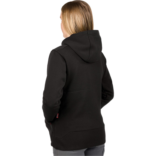 Chandail &agrave; capuchon chauffant M12 avec pile, Femmes, Moyen, Noir, Poly-coton Toolneeds Inc.