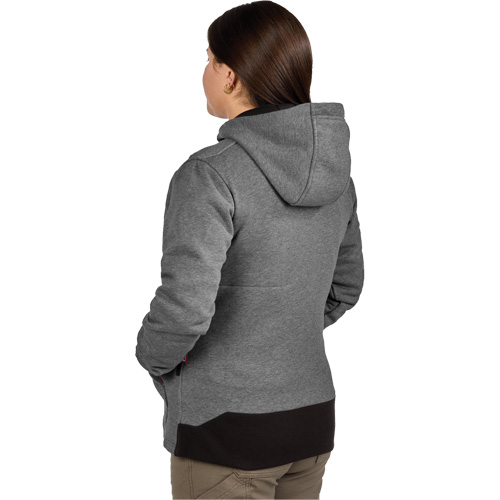 M12 Heated Hoodie with Battery, Women's, X-Large, Grey, Poly-Cotton Toolneeds Inc.
