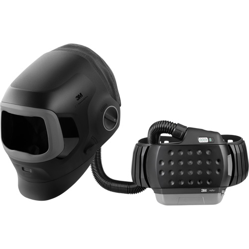 Casque de soudage Speedglas G5-03 Pro-Air avec syst&egrave;me de respirateur d'&eacute;puration d'air propuls&eacute; Adflo — SANS filtre autoassombrissant, Masque de soudage, Pile Lithium-ion Toolneeds Inc.