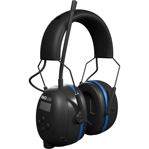 Black & Blue Air Defender AM/FM BT Earmuffs, Headband Style, 25 dB Toolneeds Inc.