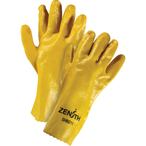 Gants &agrave; fini rugueux et r&eacute;sistants aux produits chimiques, Taille 9, 12" lo, PVC, Doublure en Interlock, 47-mil Toolneeds Inc.