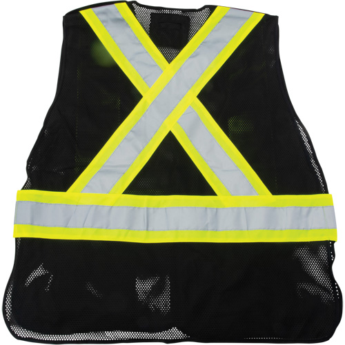 CSA Compliant Surveyor Vest, Black, Medium, Polyester Toolneeds Inc.