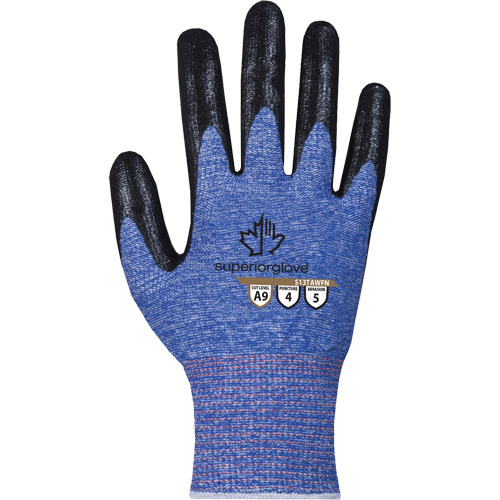 Gant extr&ecirc;mement r&eacute;sistant aux coupures, Taille 7, Calibre 13, Rev&ecirc;tement Mousse de nitrile, Enveloppe en TenActiv, ASTM ANSI niveau A9 Toolneeds Inc.