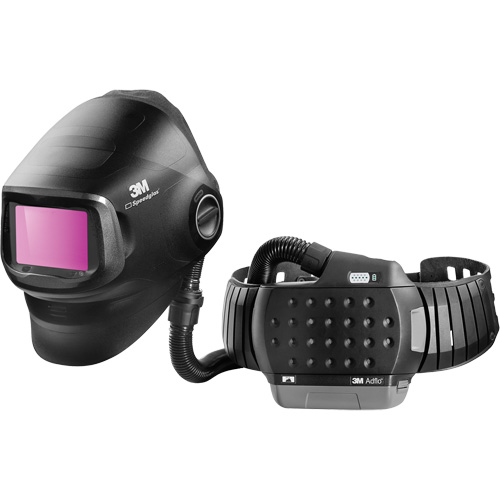 Masque de soudage &agrave; usage intensif Speedglas G5-01 avec syst&egrave;me de respirateur d'&eacute;puration d'air propuls&eacute; Adflo, Masque de soudage, Pile Lithium-ion Toolneeds Inc.
