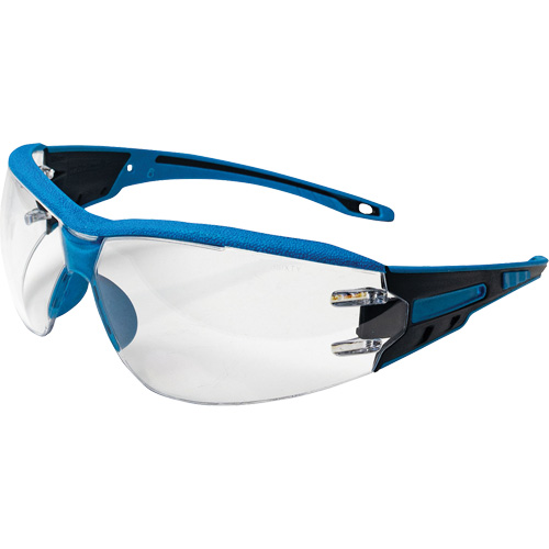 Lunettes de s&eacute;curit&eacute; sans monture Captain d&eacute;tectables par d&eacute;tecteur de m&eacute;taux, Lentille Transparent, Antibu&eacute;e/Anti-&eacute;gratignures, ANSI Z87+/R&eacute;pond ou surpasse la norme CSA Z94.3 Toolneeds Inc.