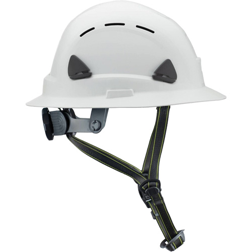 Casque Fibre Metal de style escalade avec bordure compl&egrave;te, R&eacute;pond aux normes CSA type 2, Suspension Rochet, Ventil&eacute; Toolneeds Inc.