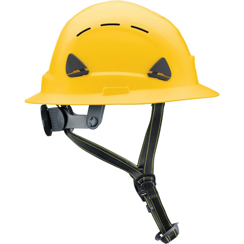Casque Fibre Metal de style escalade avec bordure compl&egrave;te, R&eacute;pond aux normes CSA type 2, Suspension Rochet, Ventil&eacute; Toolneeds Inc.