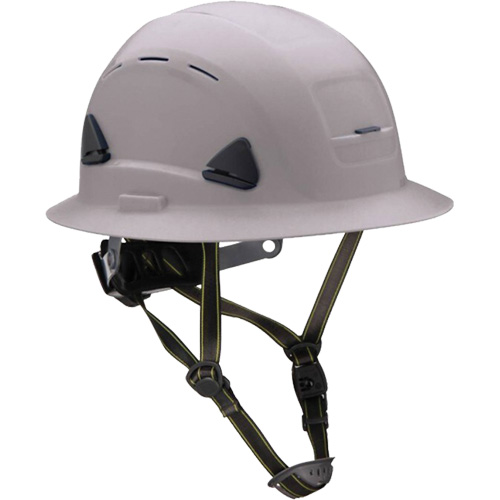 Casque Fibre Metal de style escalade avec bordure compl&egrave;te, R&eacute;pond aux normes CSA type 2, Suspension Rochet, Ventil&eacute; Toolneeds Inc.