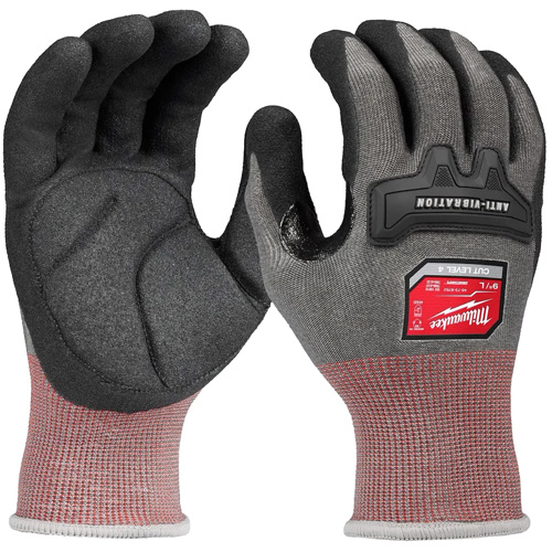 High-Dexterity Anti-Vibration Gloves, Size Small, Synthetic Palm Toolneeds Inc.