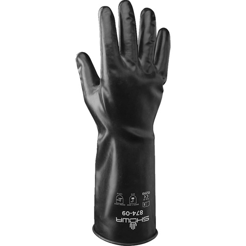 Gants 874 r&eacute;sistants aux produits chimiques, Taille Petit/7, 14" lo, Caoutchouc butyle, 13,78-mil Toolneeds Inc.