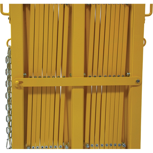 Expandable Barrier, 84" H x 20' L, Yellow Toolneeds Inc.