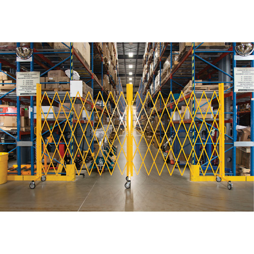 Expandable Barrier, 84" H x 20' L, Yellow Toolneeds Inc.