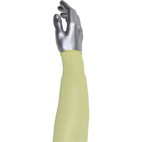 Manchette r&eacute;sistante &agrave; la coupe &agrave; pli unique Kut Gard, Aramide/ATA, 10", ASTM ANSI niveau A4, Jaune Toolneeds Inc.