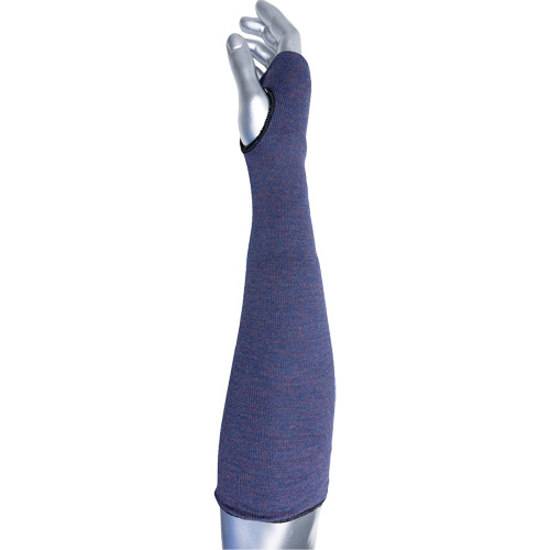 Kut Gard&reg; ECO Series 2-Ply ASP Sleeve with Thumb Hole, Aramid, 14", ASTM ANSI Level A3, Purple Toolneeds Inc.