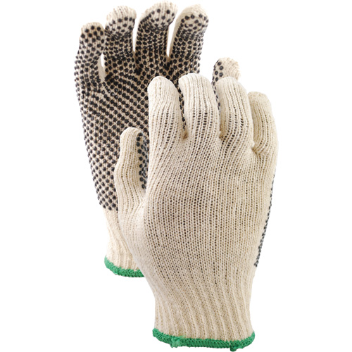 417 PVC Dotted String Knit Gloves, Poly/Cotton, Single Sided, Small Toolneeds Inc.
