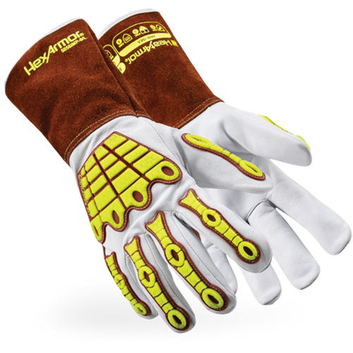 HeatArmor&reg; 5056IMP Welding Gloves, Grain Goatskin, Size 2X-Large Toolneeds Inc.