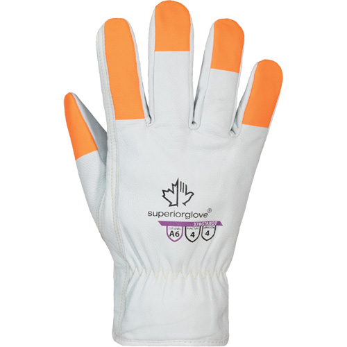 Endura Pro High-Visibility Cut-Resistant Gloves, Size Medium, Cowhide Shell, ASTM ANSI Level A6 Toolneeds Inc.